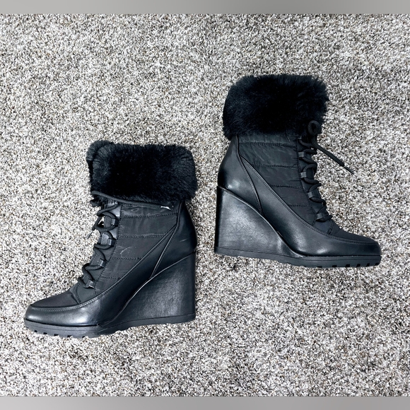 SHOE DAZZLE JERUSHA WEDGE WINTER BOOTS - Picture 6 of 15